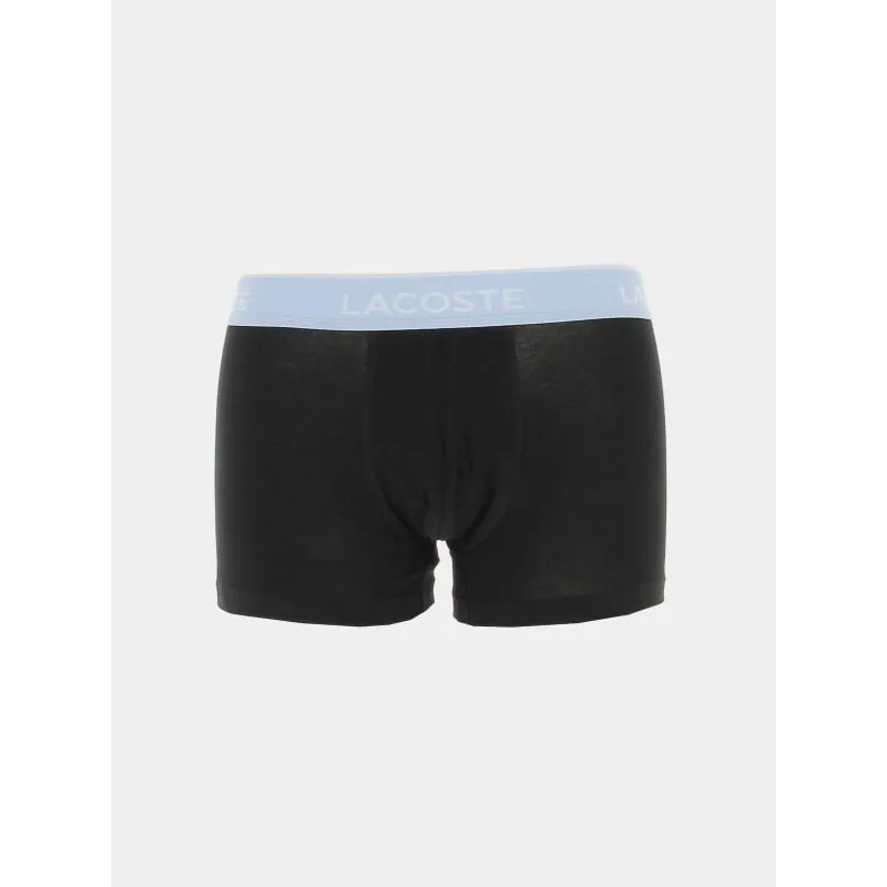 Pack de 3 boxers courts assortis noir homme - Lacoste | wimod