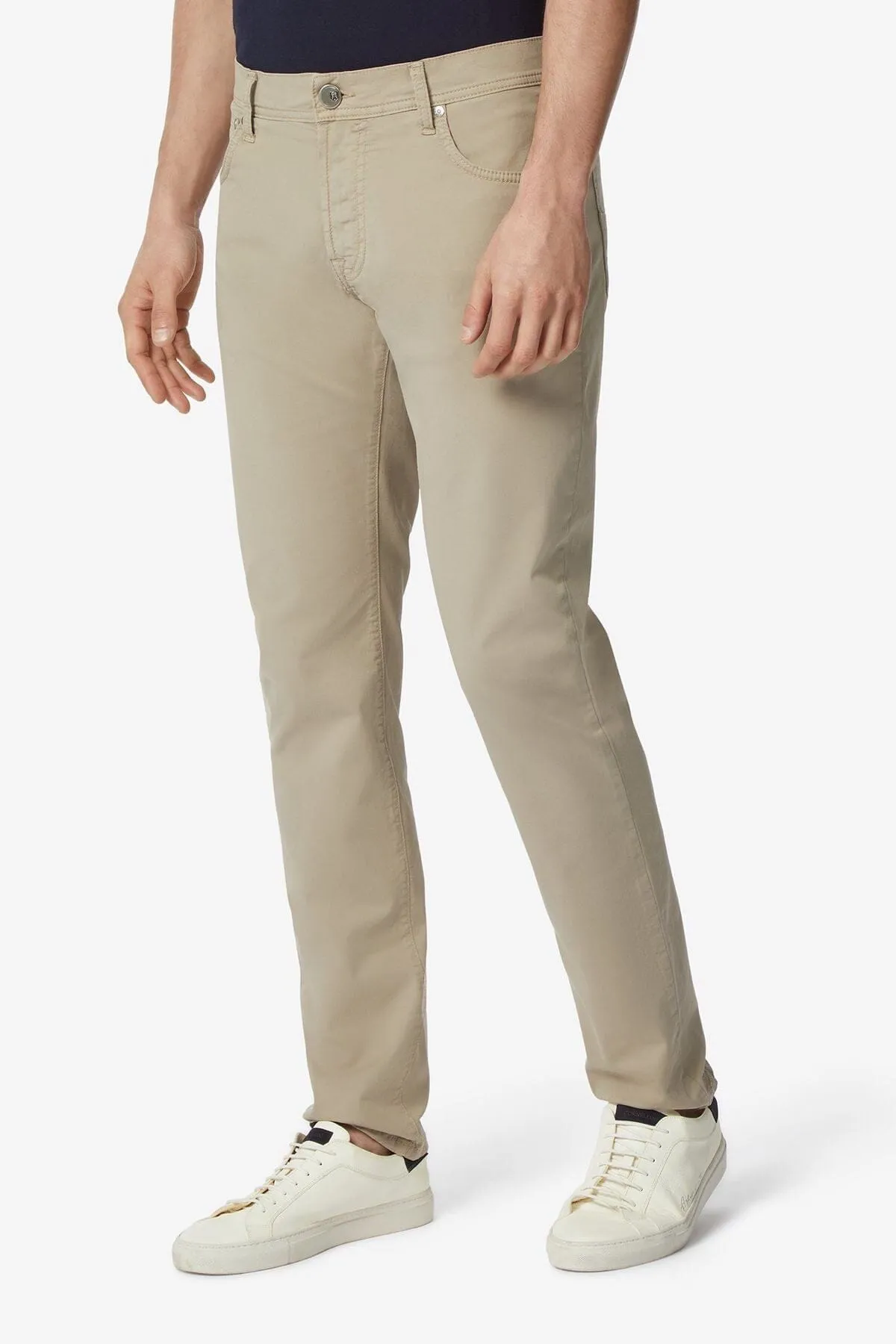 Pantalon 5 poches en coton stretch