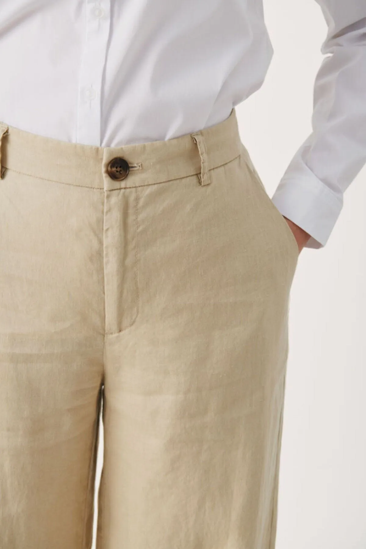 Pantalon en lin Ninnes