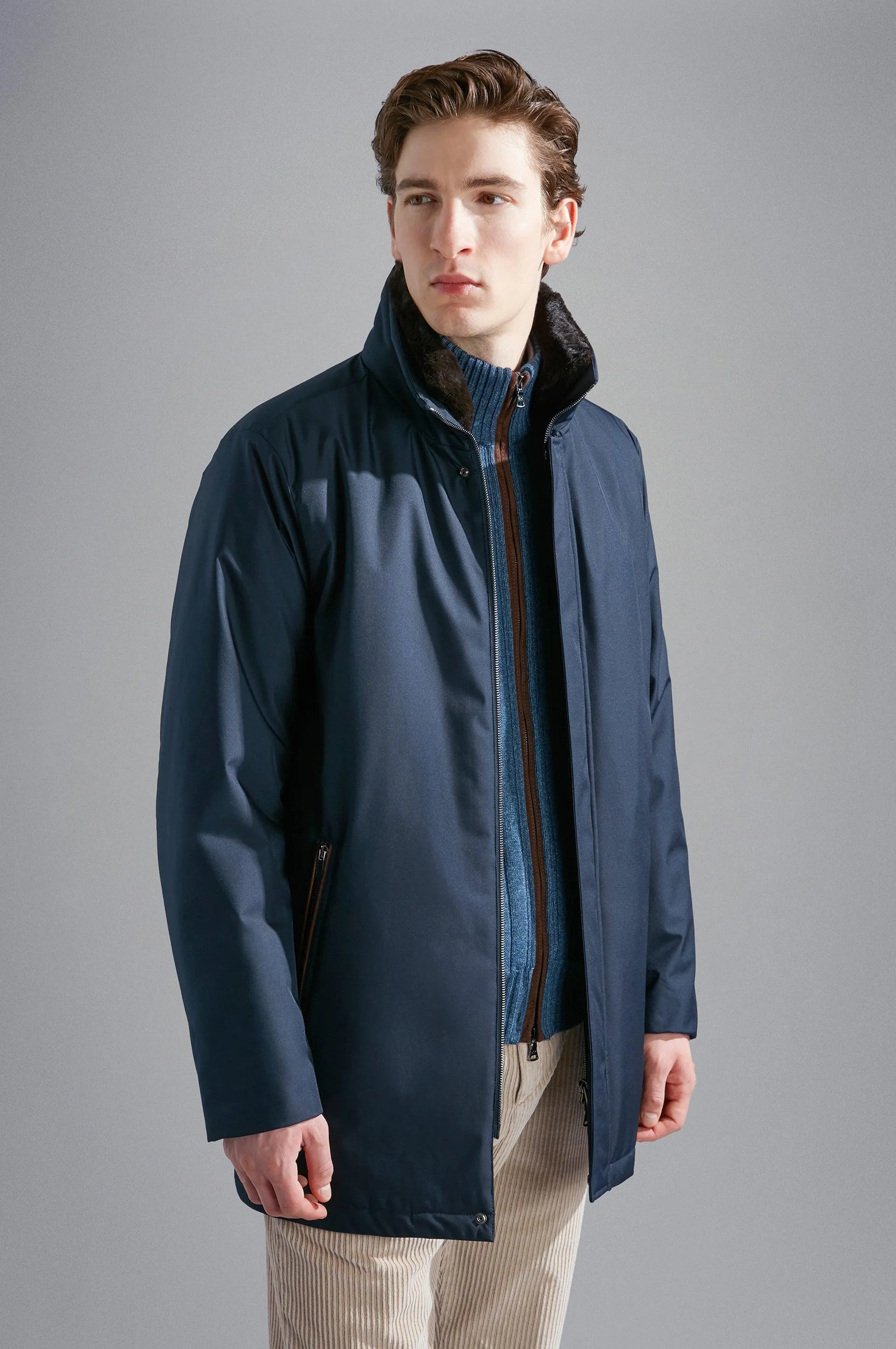 Paul & Shark - Manteau 3/4 microfibre Save the Sea Typhoon