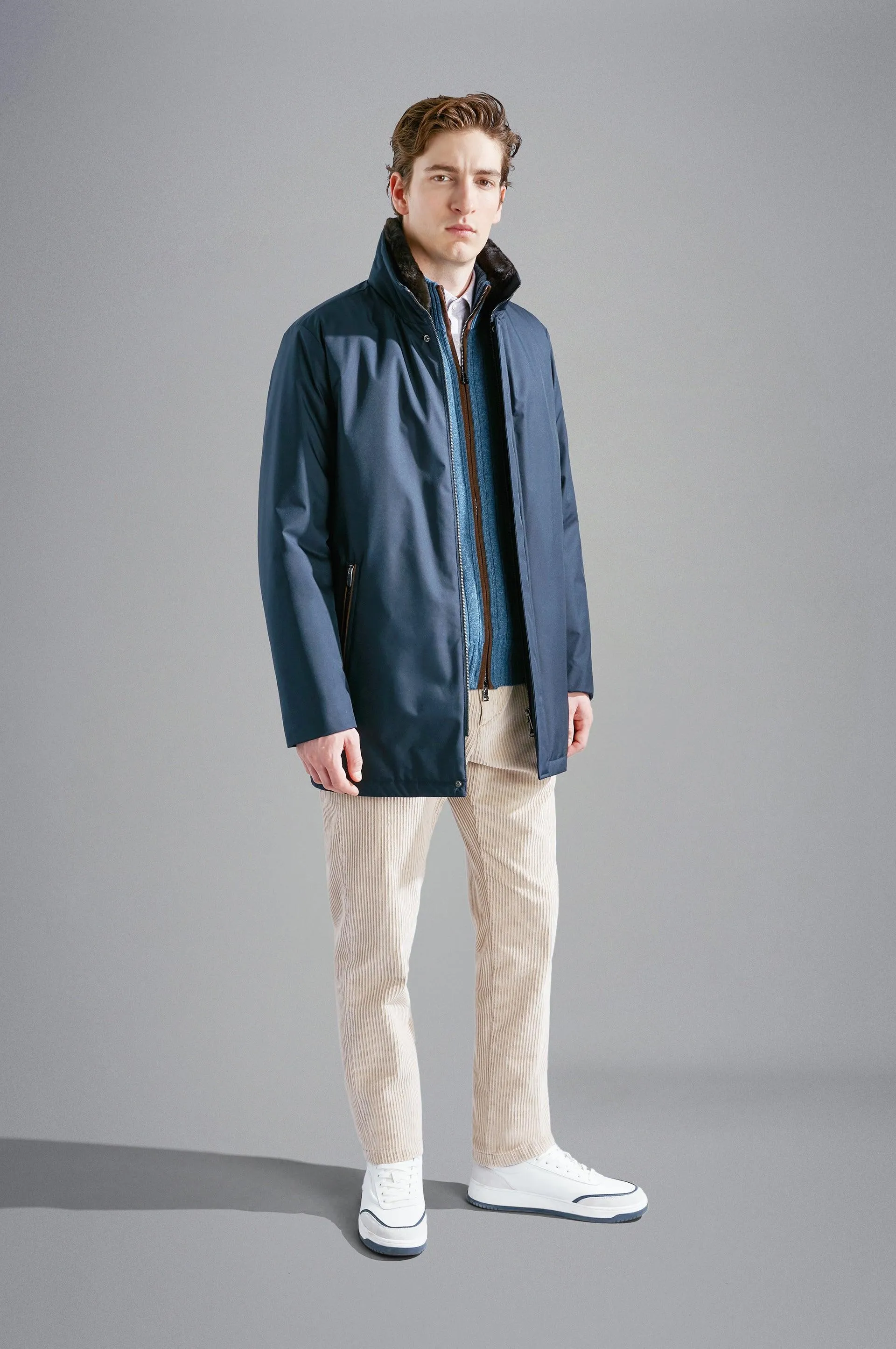 Paul & Shark - Manteau 3/4 microfibre Save the Sea Typhoon