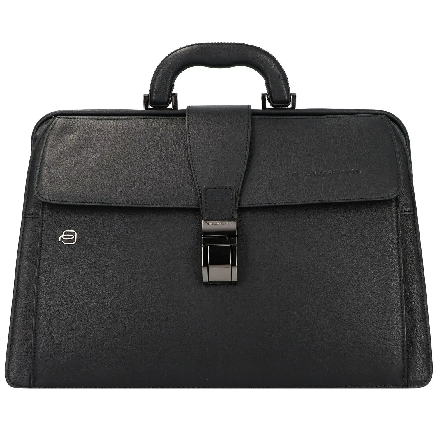 Piquadro Black Square Porte-documents en cuir 37 cm