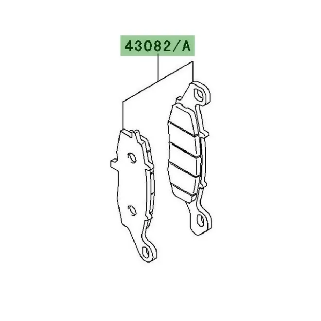 Plaquettes de frein avant Kawasaki Er-6n ABS (2006-2008) | Moto Shop 35