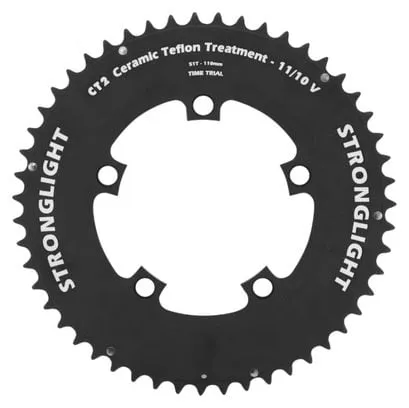 PLATEAU ROUTE 4BRA D.110 POUR SHIMANO DURA-ACE 9000 STRONGLIGHT 51DTS EXTERIEUR COMPATIBLE ULTEGRA 6800-105 5800 TIME TRIAL CLM 
