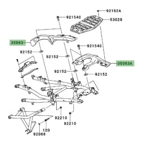 Poignée passager Kawasaki Versys 1000 (2012-2014) | Moto Shop 35