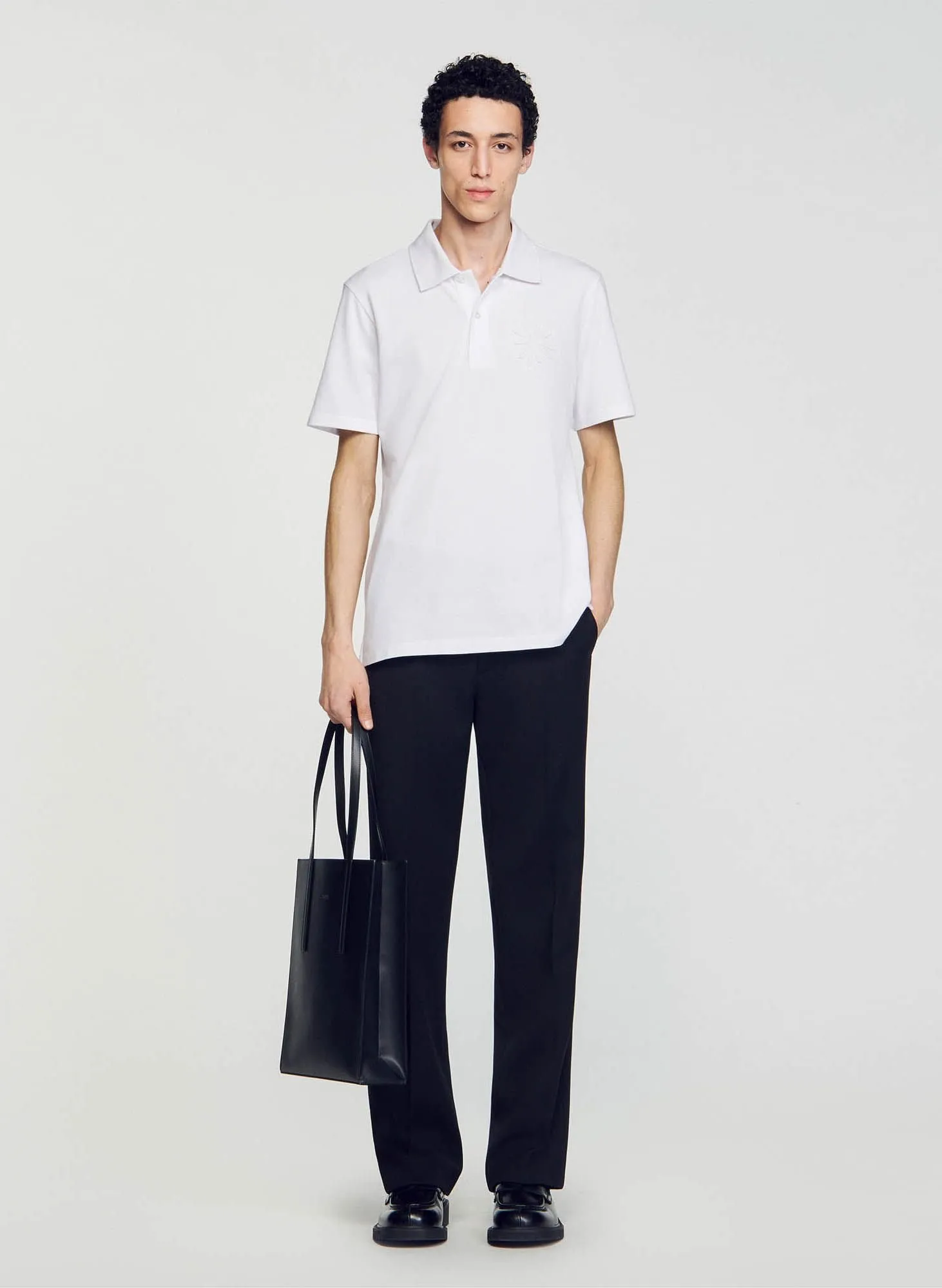POLO EN COTON - SANDRO pour HOMME | Printemps