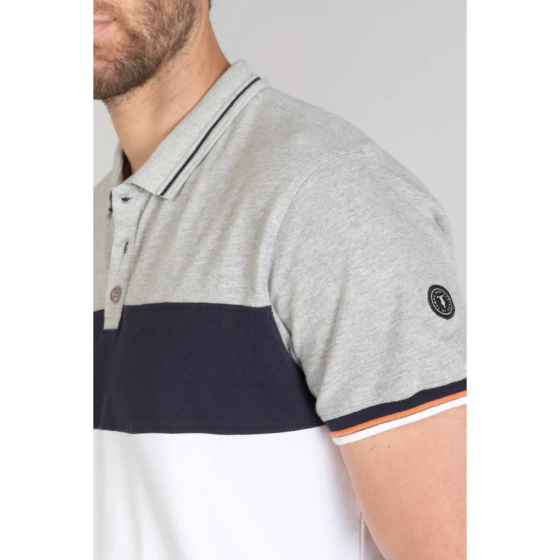 Polo EOS gris en coton | 3 Suisses
