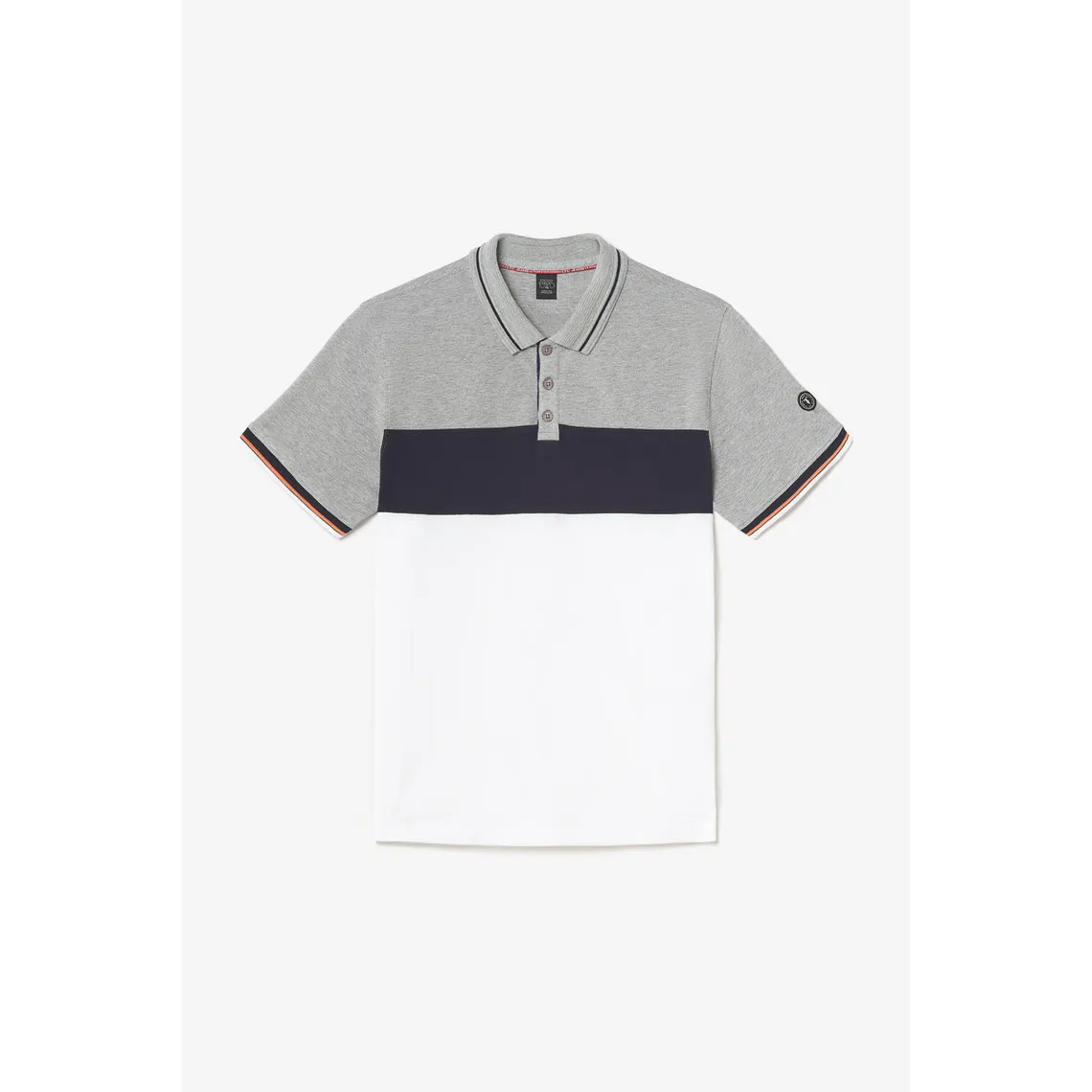 Polo EOS gris en coton | 3 Suisses