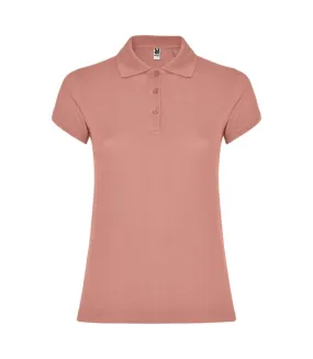 Polo star femme orange argile Roly