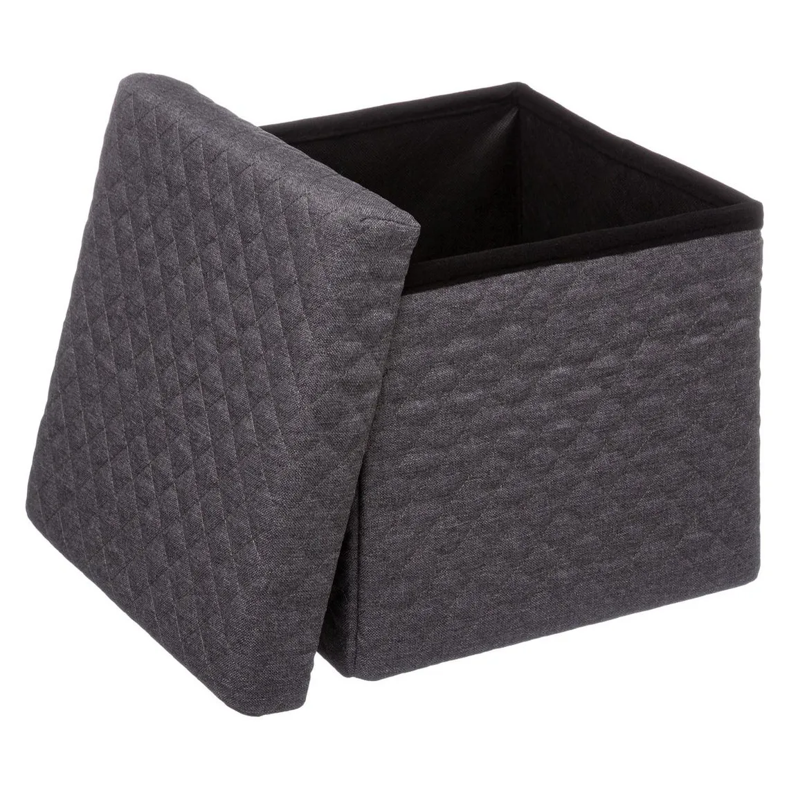 Pouf Pliable Gris Foncé | 3 Suisses