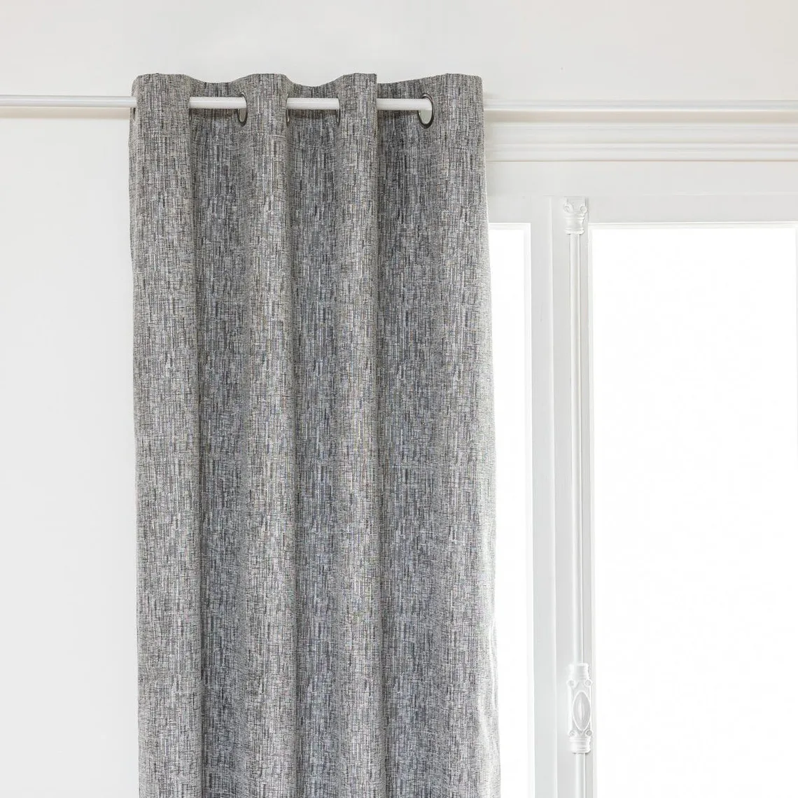 Rideau occultant total, 140x260 cm, gris foncé | 3 Suisses