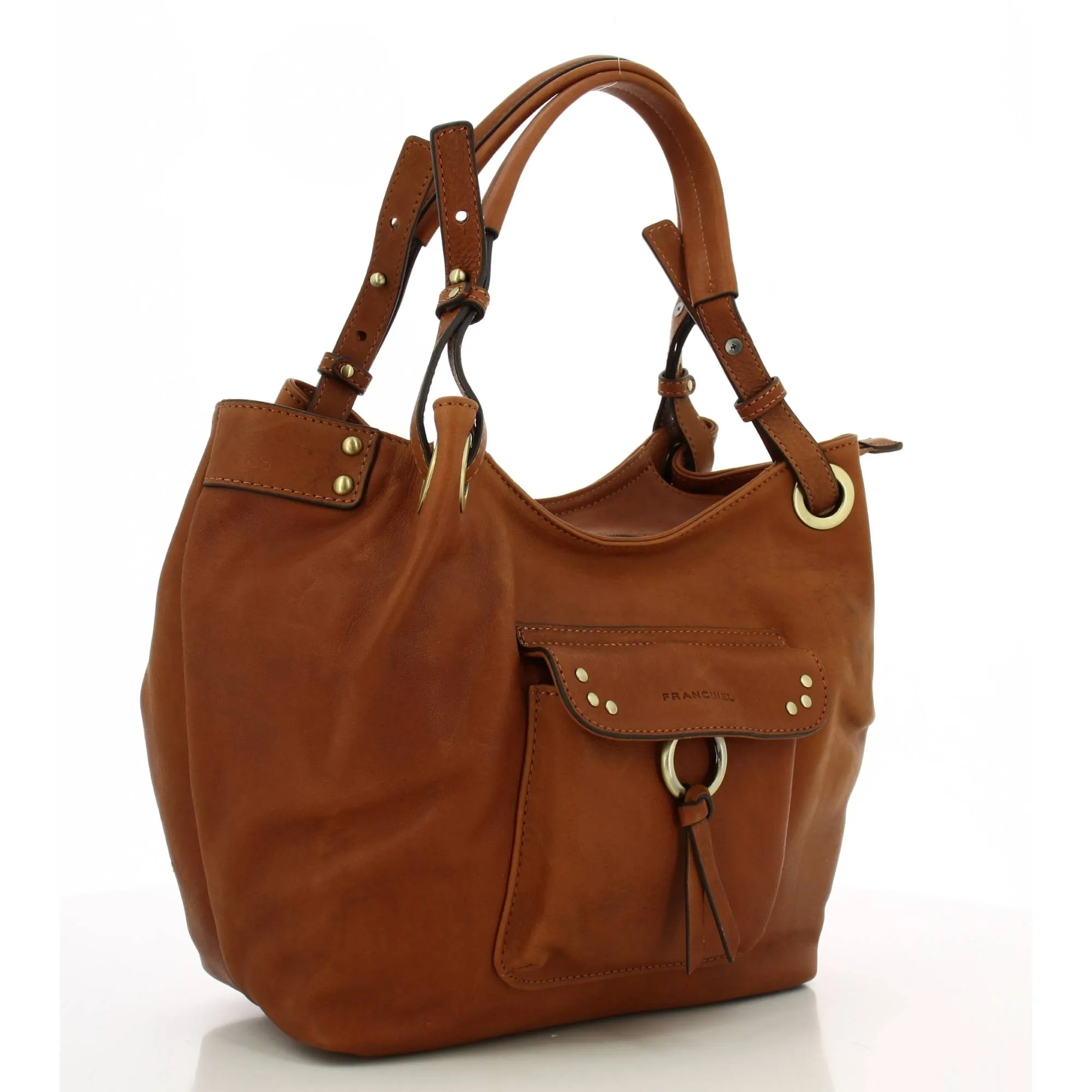 Sac porté épaule Francinel Enola en cuir clouté 22706