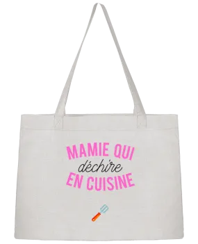 Sac Shopping Mamie qui déchire en cuisine par tunetoo