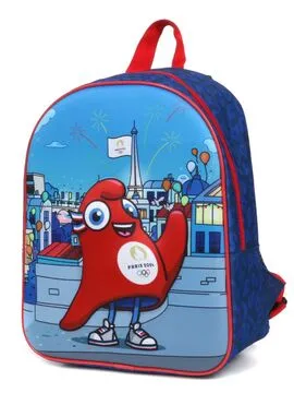 Sac à dos Jeux Olympiques Paris 2024  3D Bleu  23AJOM201EVA  23AJOM201EVA6