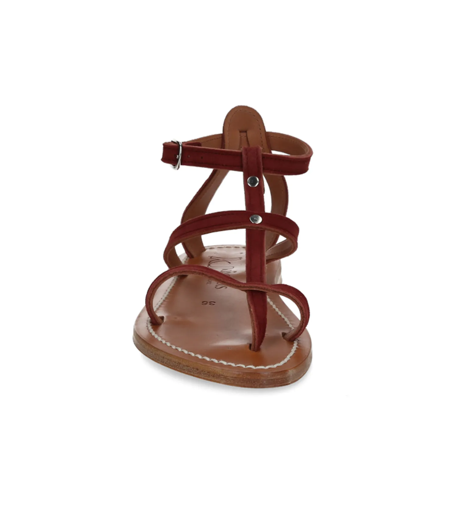 Sandales Antioche Cuir velours Fisterra  K.Jacques - Jane de Boy