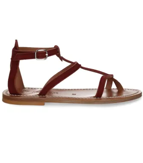 Sandales Antioche Cuir velours Fisterra  K.Jacques - Jane de Boy