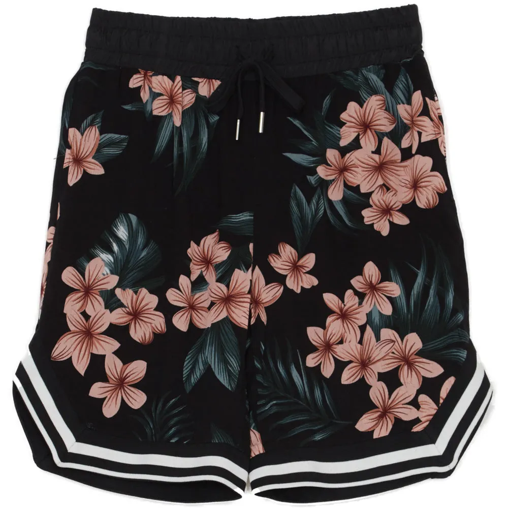 Short floral noir rose
