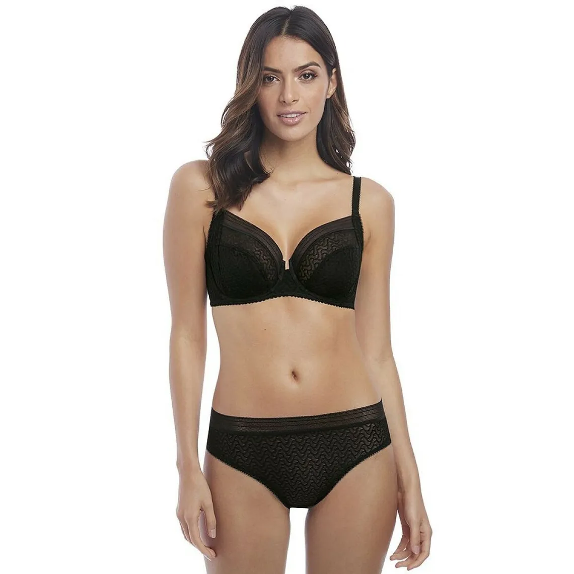 Soutien-gorge emboîtant armatures noir Semi transparent APHRODITE | 3 Suisses