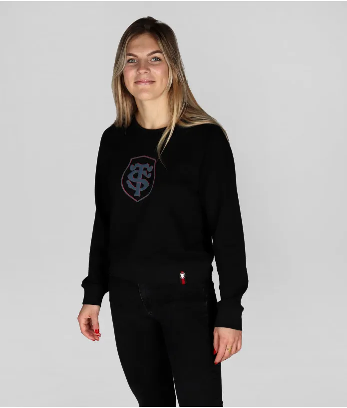 Sweat Col Rond Femme Logo Rubber