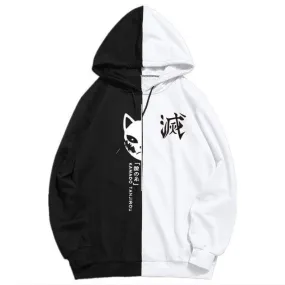Sweat Demon Slayer - Masque de Sabito bicolore