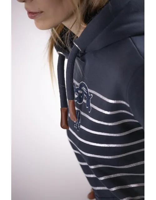 Sweat Océane SAINT JAMES x Pénélope Collections - Marine & Argent