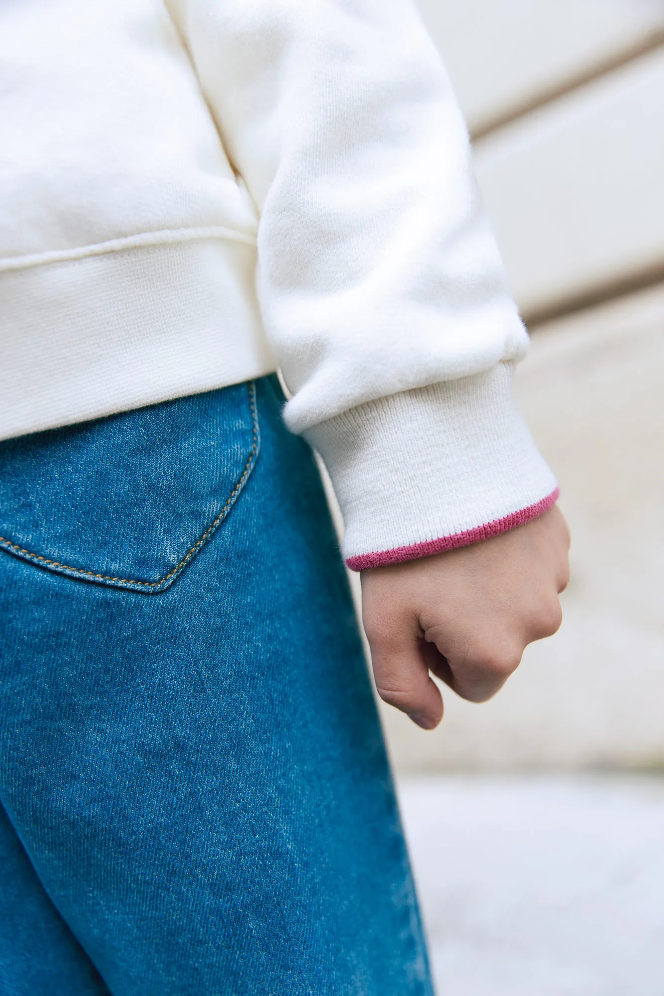 Sweat - Samy crème bonton