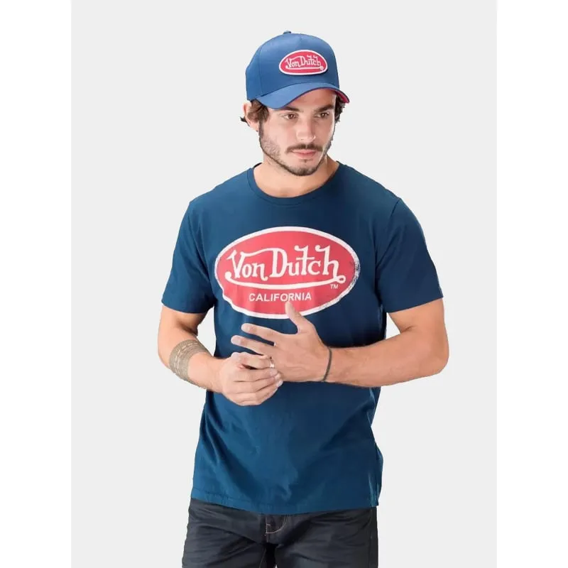 T-shirt bleu marine homme - Lacoste | wimod