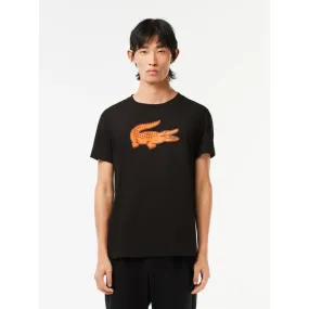 T-shirt core performance noir orange homme - Lacoste | wimod
