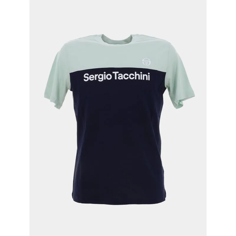T-shirt logo vert bleu homme - Lacoste | wimod