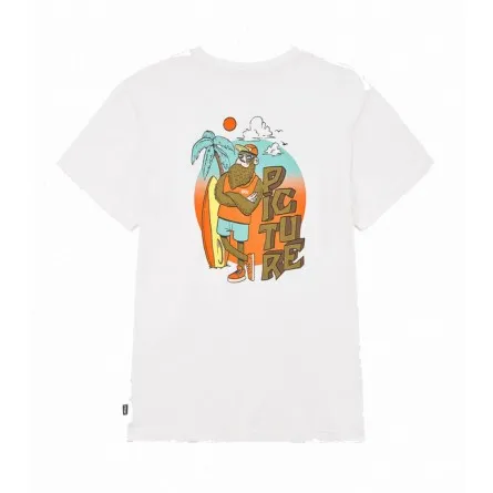 Tee-shirt homme Picture Gorya Tee White 2023 Chez SportAixTrem