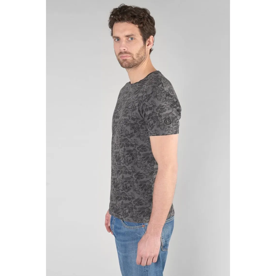 Tee-Shirt PRESAL gris en coton | 3 Suisses