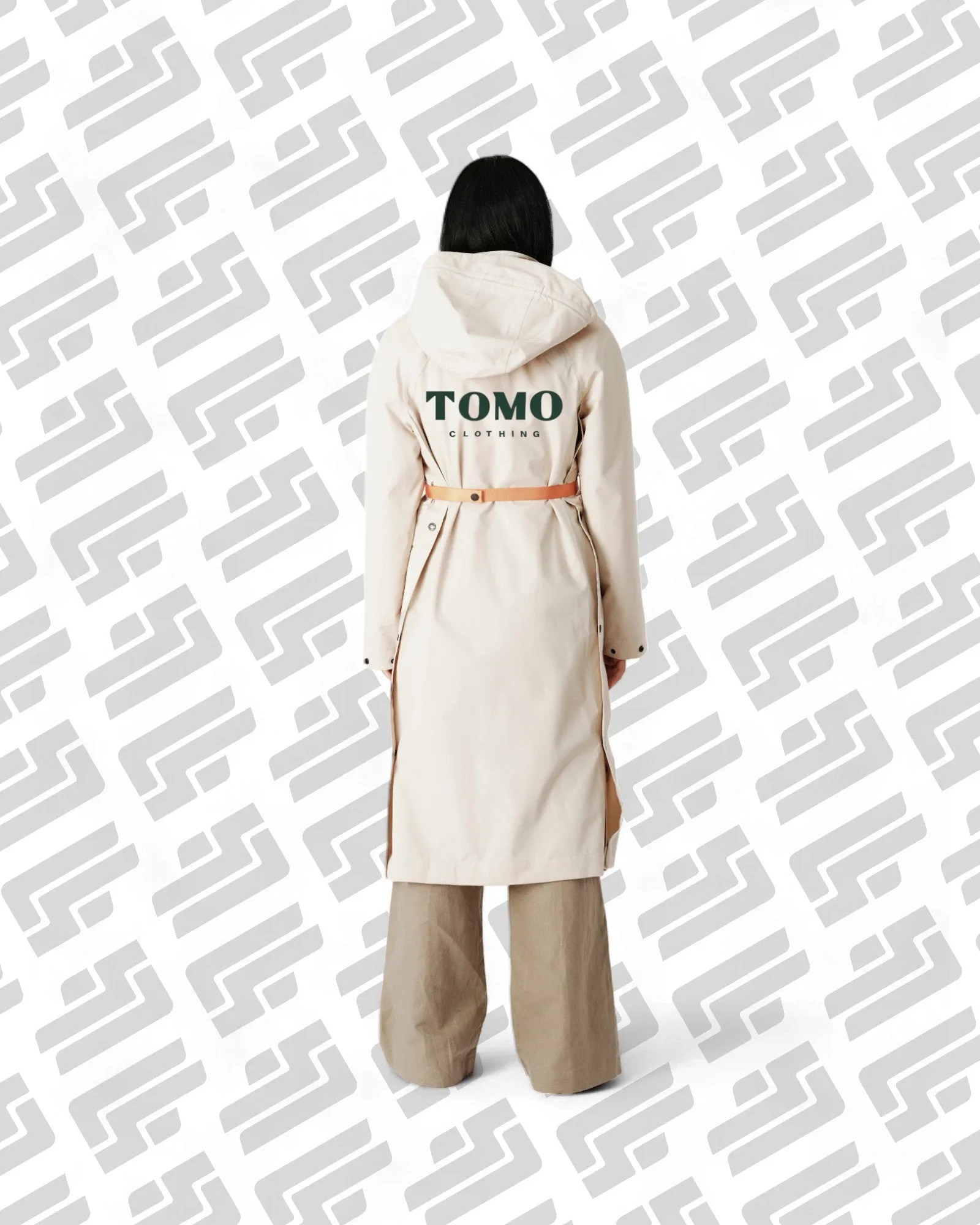 Trench de pluie BILLIE vélo avec logo