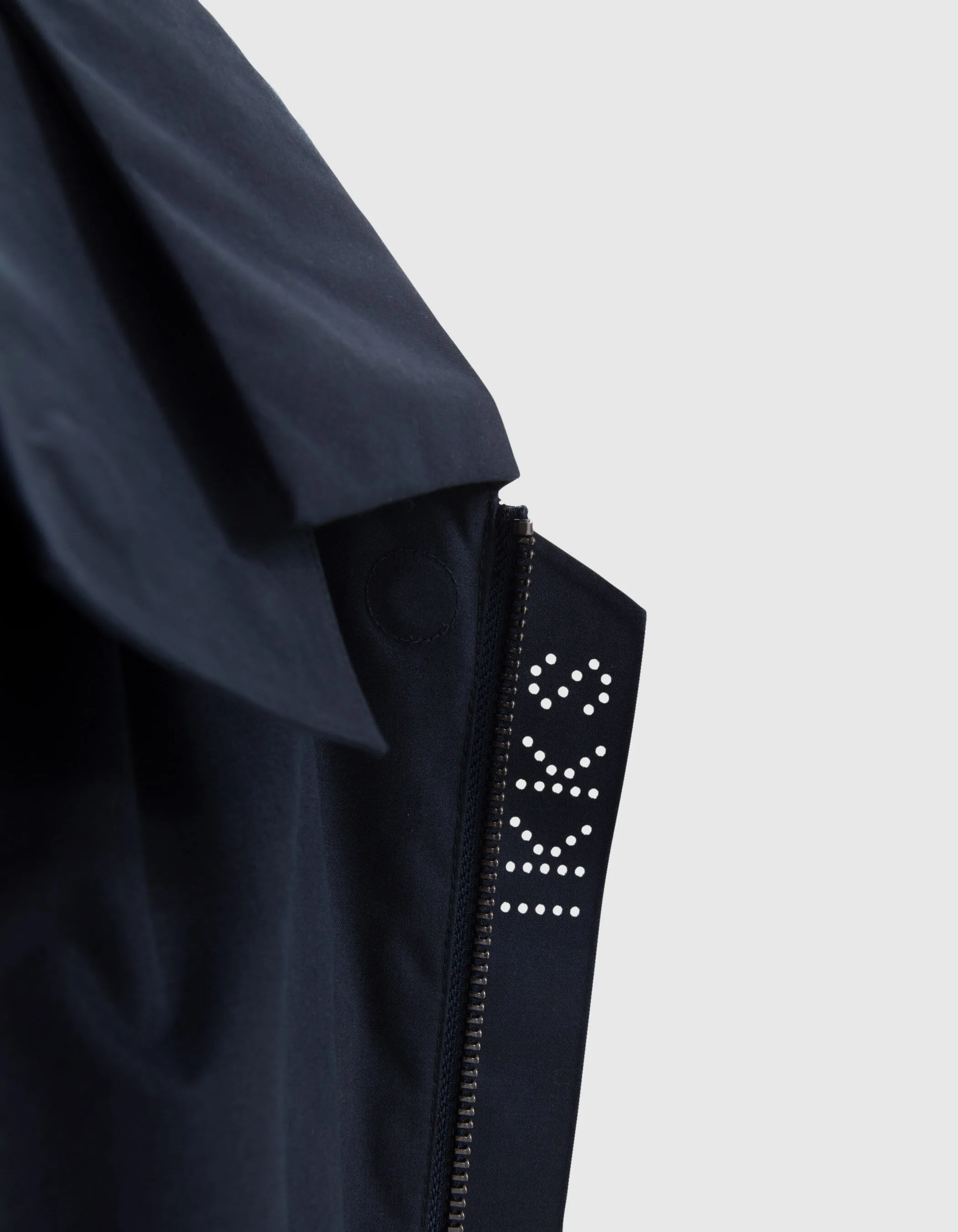Trench marine capuche amovible Homme