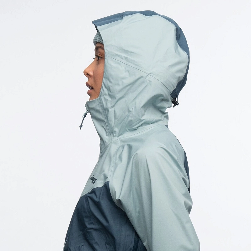Veste Bergans Letto V2 3L Jacket Femme Orion Blue Misty Forest