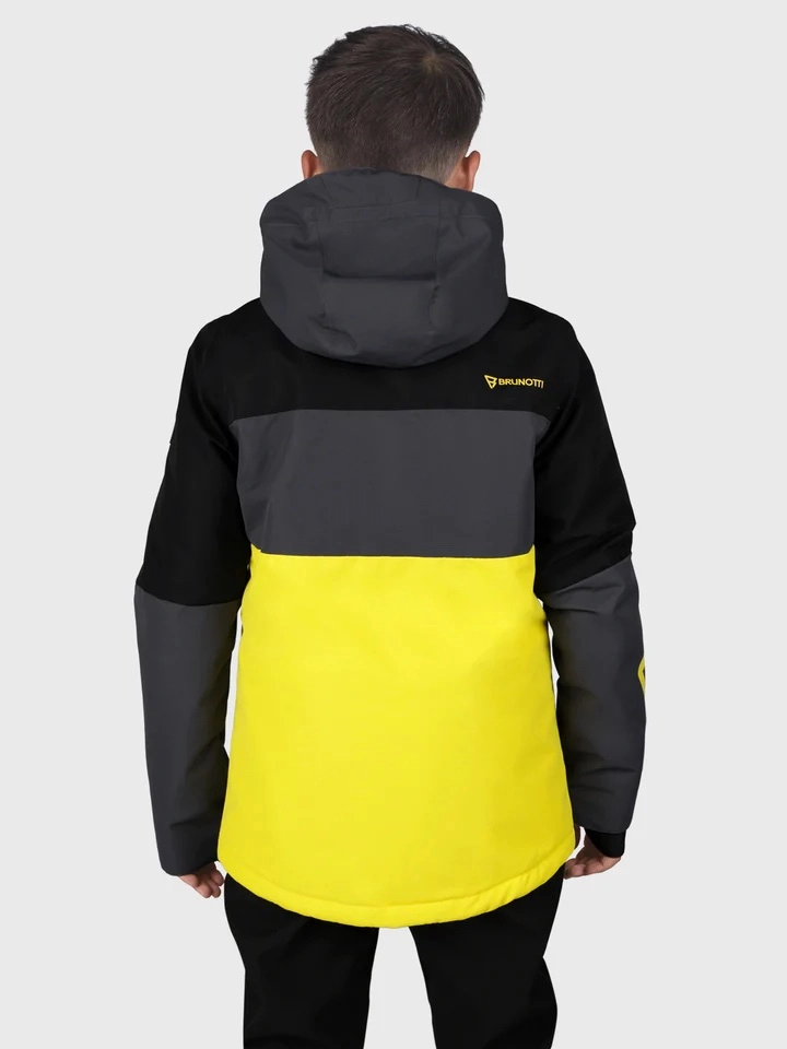 Veste de Ski Brunotti Garçons Flynnery Snowjacket Cyber Yellow