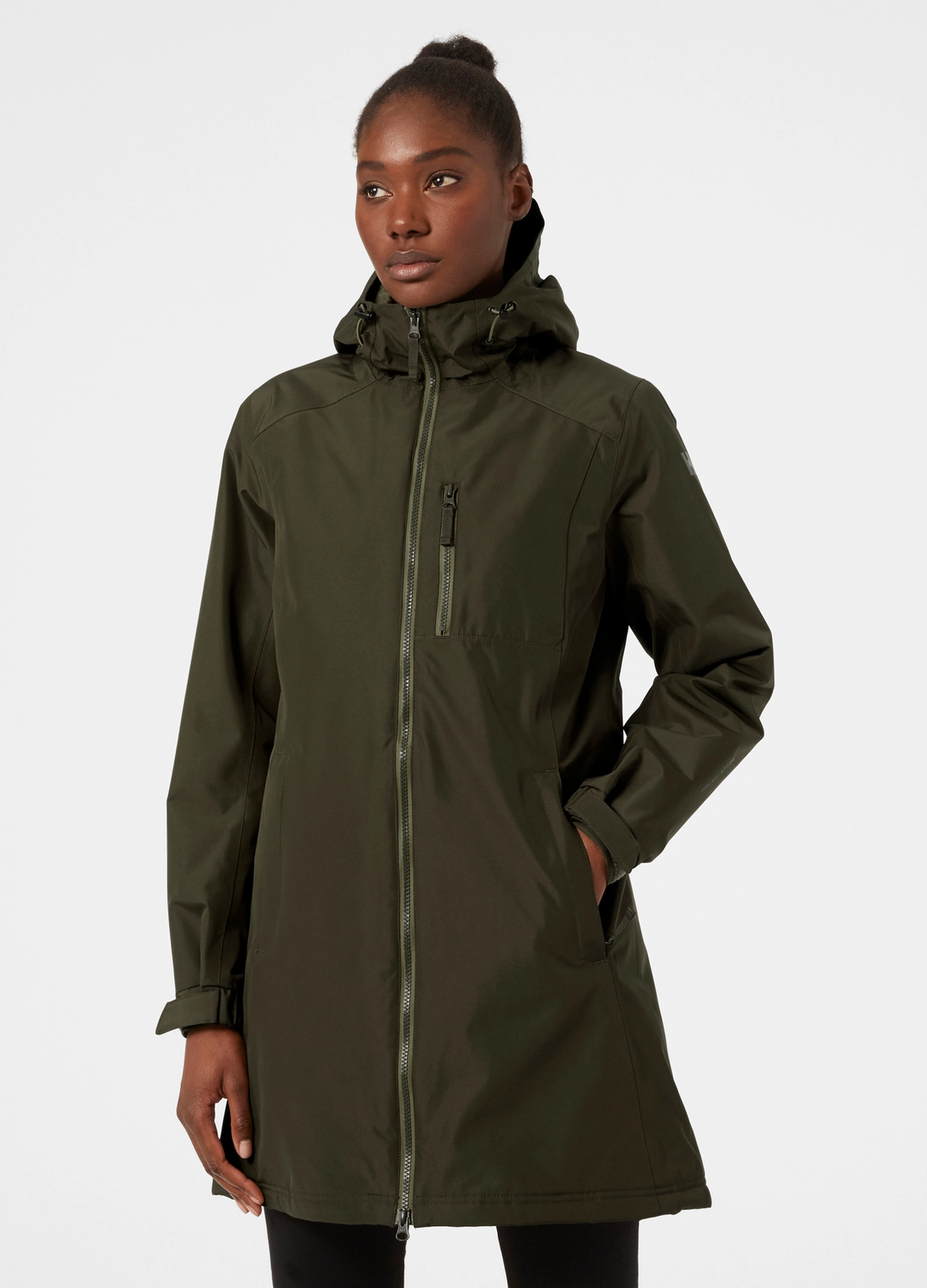 Veste Helly Hansen Women Long Belfast Winter Jacket Utility Green