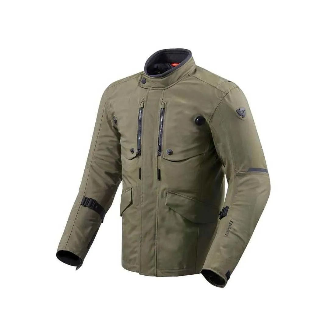 Veste moto Revit Trench GTX vert