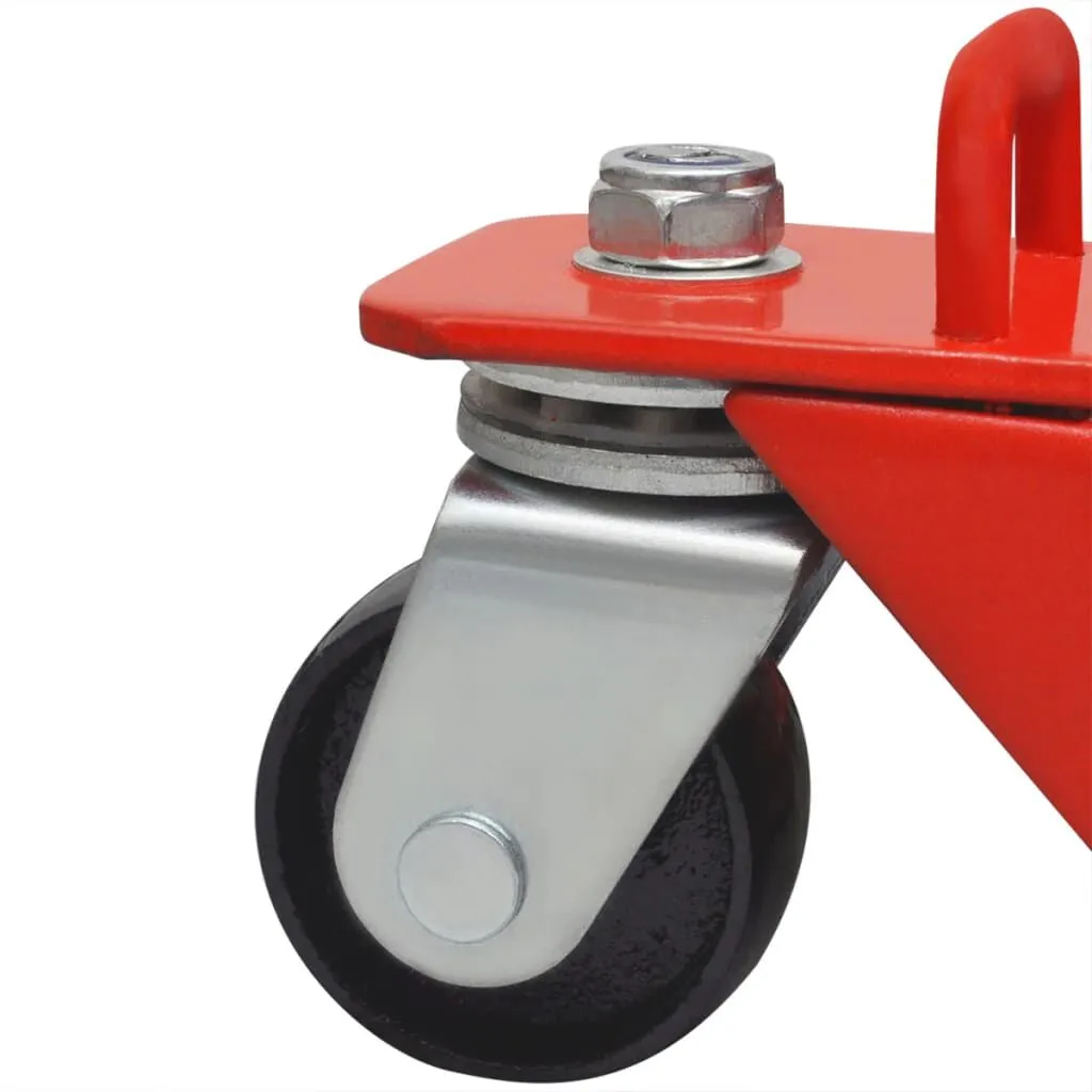 vidaXL Cric hydraulique de moto / VTT 680 kg Rouge | vidaxl-fr