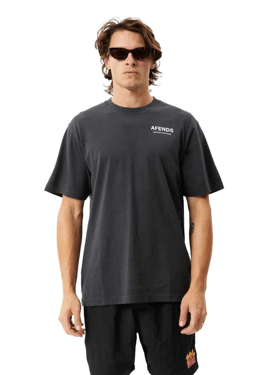 Waveform Mens Tee Chacoal