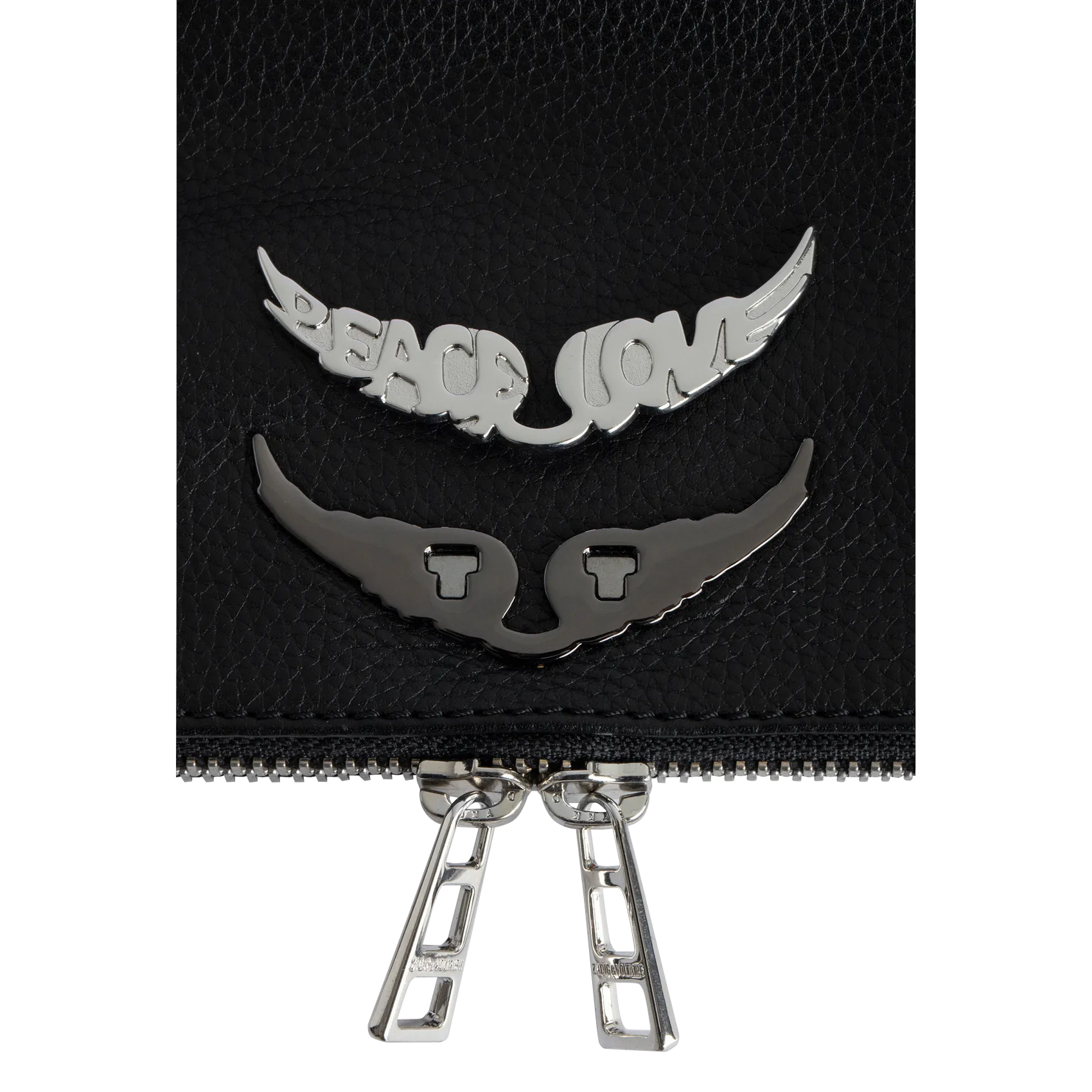 ZADIG&VOLTAIRE  Charm ailes peace love swing your wings - Gris