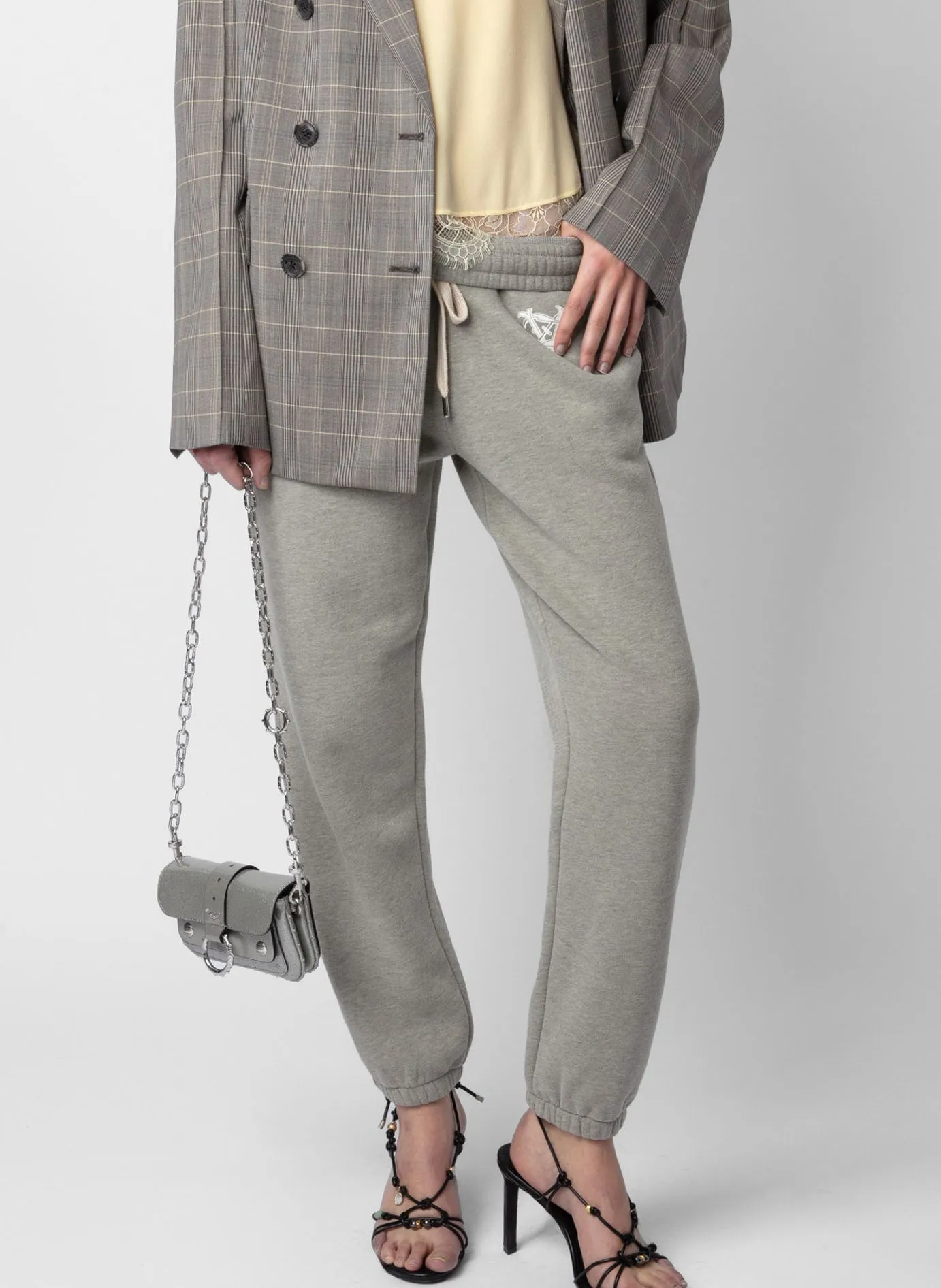 ZADIG&VOLTAIRE  Jogging droit en coton mélangé sofia - Multicolore