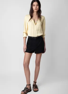 ZADIG&VOLTAIRE  Short de tailleur droit pink - Noir